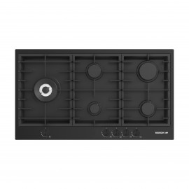 MONDIN SH905VTGLNL Μαύρο 89cm Εστία Αερίου